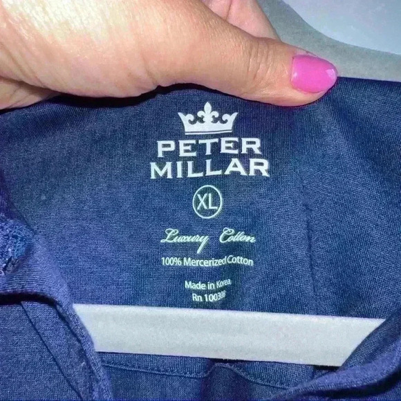 Peter Millar Women's Polo Navy Size XL Extra Large - Picture 2 of 5